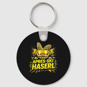 Après-Ski-Haserl-Shirt – Skifahren Winterparty-Ges Schlüsselanhänger