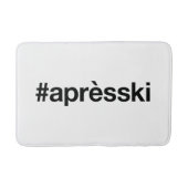 APRES SKI Hashtag Badematte (Vorderseite)