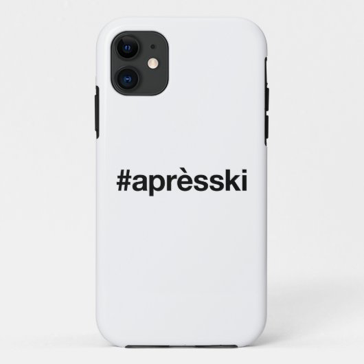 APRES SKI Hashtag Case-Mate iPhone Hülle (Rückseite)