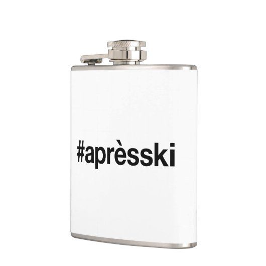 APRES SKI Hashtag Flachmann (Links)