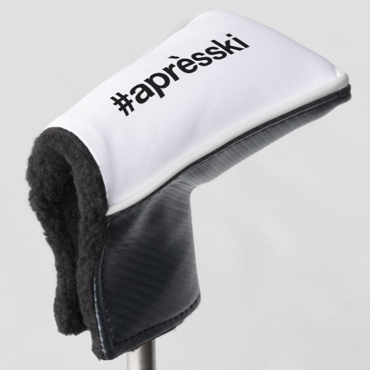 APRES SKI Hashtag Golf Headcover (3/4 Vorderseite)