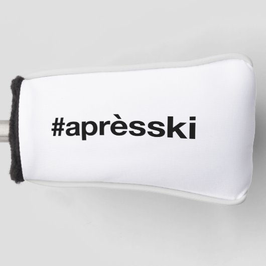 APRES SKI Hashtag Golf Headcover (Vorderseite)