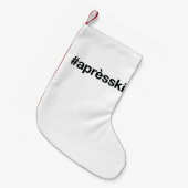 APRES SKI Hashtag Kleiner Weihnachtsstrumpf (Vorderansicht (hängend))