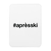 APRES SKI Hashtag Magnet (Vertikal)