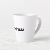 APRES SKI Hashtag Milchtasse (Rechte Ecke)
