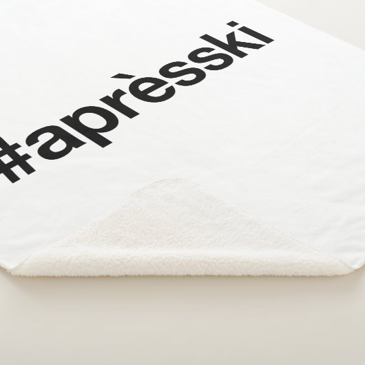 APRES SKI Hashtag Sherpadecke (3/4)