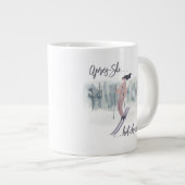 Apres-Ski heiße Schokolade für sie Jumbo-Tasse (Vorderseite Rechts)