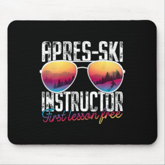 Apres Ski Instructor Erste Lektion Freier Skifahre Mousepad