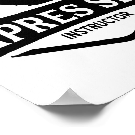 Apres Ski Instructor Party Afterski Skifahrer Poster (Ecke)