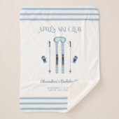 Apres Ski Junggeselinnen-Abschied Sherpadecke (Vorderseite)