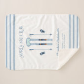 Apres Ski Junggeselinnen-Abschied Sherpadecke (Vorderseite (Horizontal))