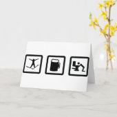 apres Ski Karte (Gelbe Blume)