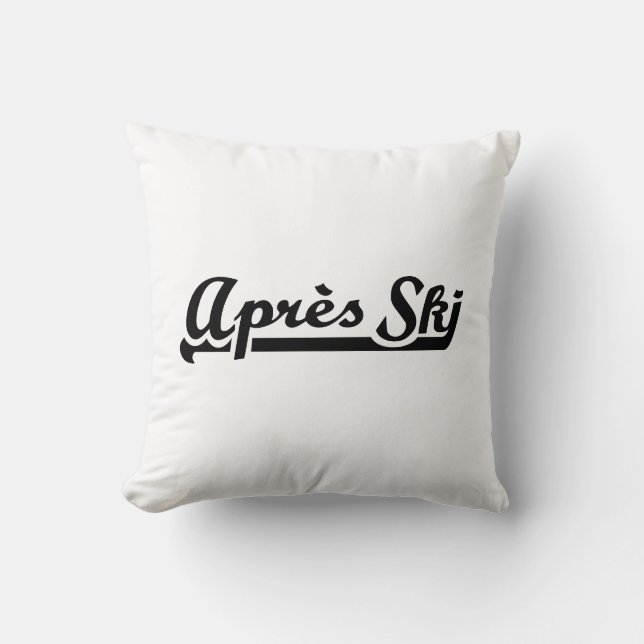 Apres Ski Kissen (Vorderseite)