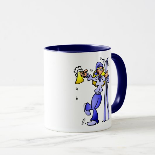 Après-Ski Mädchen Tasse (VorderseiteRechts)