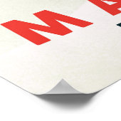 "Apres Ski Mammoth Mountain" Cooles Retro Skifahre Poster (Ecke)