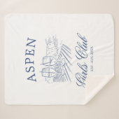 Après Ski mit der Braut zum Bach Weekend Sherpadecke (Vorderseite (Horizontal))