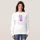 Apres Ski Neon Bride Bachelorette Sweatshirt (Vorne ganz)