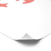 Apres ski party girls squad pink aesthetic poster (Ecke)