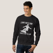 Apres Ski Party Party Meme Mountain Snowboarder Sn Sweatshirt (Vorne ganz)