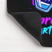 Apres-Ski-Party-Vibes – schneebedeckte Bergnachtle Mousepad (Ecke)
