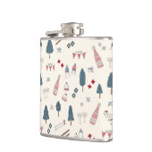 Apres Ski Pink Champagne Geschenk für Bridesmaier Flachmann (Links)