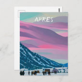 Apres Ski Postkarte (Vorne/Hinten)