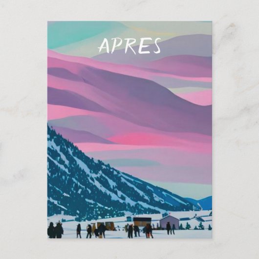Apres Ski Postkarte (Vorderseite)