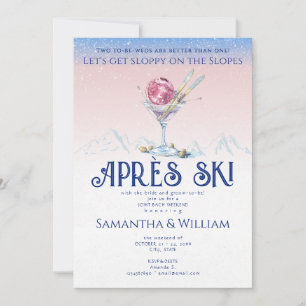 Après Ski Ski Sloppy Slopes Joint Bach Weekend Einladung