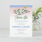 Après Ski Sloppy Pisten Skifahren Joint Bach Weeke Einladung (Stehend Vorderseite)