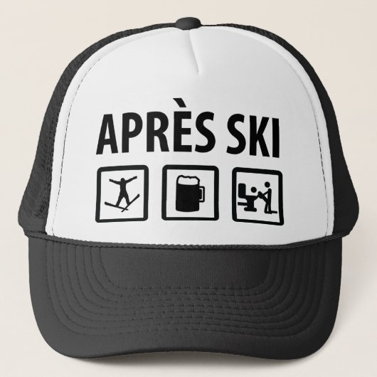 apres Ski Truckerkappe (Vorderseite)