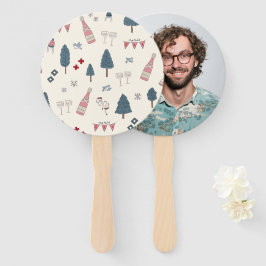 Apres Ski Weekend Bachelorette Game Grooms Face Fächer