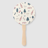 Apres Ski Weekend Bachelorette Game Grooms Face Fächer (Vorderseite)