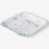 Apres Ski Winter Bachelorette Party Pappteller (Gewinkelt)