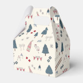 Apres Ski Winter Junggeselinnen-Abschied Gefälligk Geschenkschachtel (Rückseite)