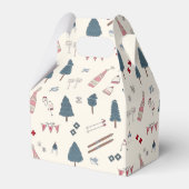 Apres Ski Winter Junggeselinnen-Abschied Gefälligk Geschenkschachtel (Vorderseite)