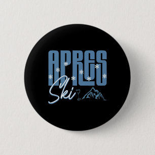 Apres Ski Winter Spaß Snowboarden Berg Skifahren  Button