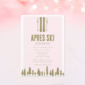 Apres Ski Winter Thema Kinderdusche Einladung