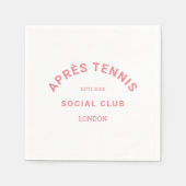 Après Tennis Social Club Wappen Serviette (Vorderseite)