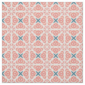 Apricot abstract floral stoff (Muster)