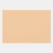 Apricot Arabesque Design Geschenkpapier Set (Vorderseite 3)