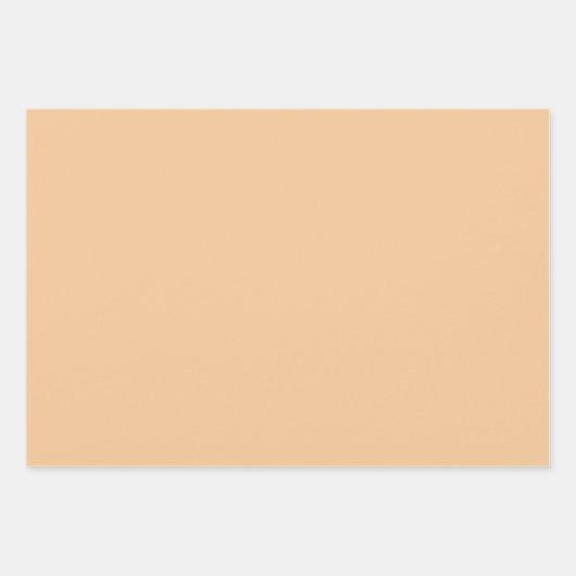 Apricot Arabesque Design Geschenkpapier Set (Vorderseite 3)