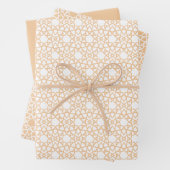Apricot Arabesque Design Geschenkpapier Set (Beispiel)