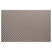 Apricot & Black Checkerboard Stoff (Fat Quarter (45,7 x 55,9 cm))