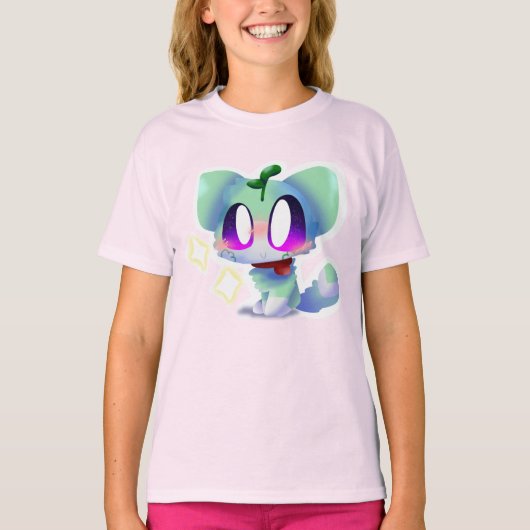 Apricot Cat T - Shirt (Vorderseite)