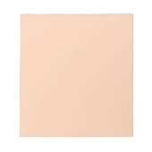 Apricot Color Background Notizblock (Vorderseite)