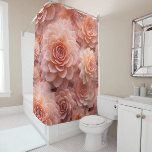 Apricot Crush Color of the Year 2024 Duschvorhang