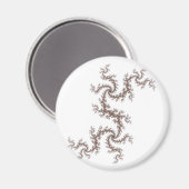 Apricot Drehungen Julia Magnet (Vorderseite/Rückseite)