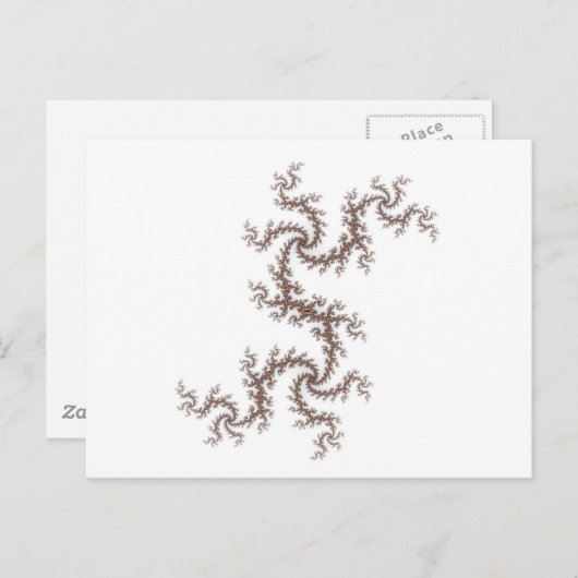 Apricot Drehungen Julia Postcard Postkarte (Vorne/Hinten)