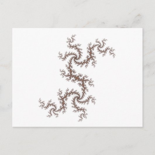 Apricot Drehungen Julia Postcard Postkarte (Vorderseite)