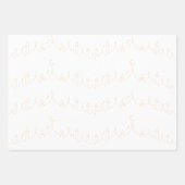 Apricot Eid Mubarak Masjid Muster Design Geschenkpapier Set (Vorderseite 2)